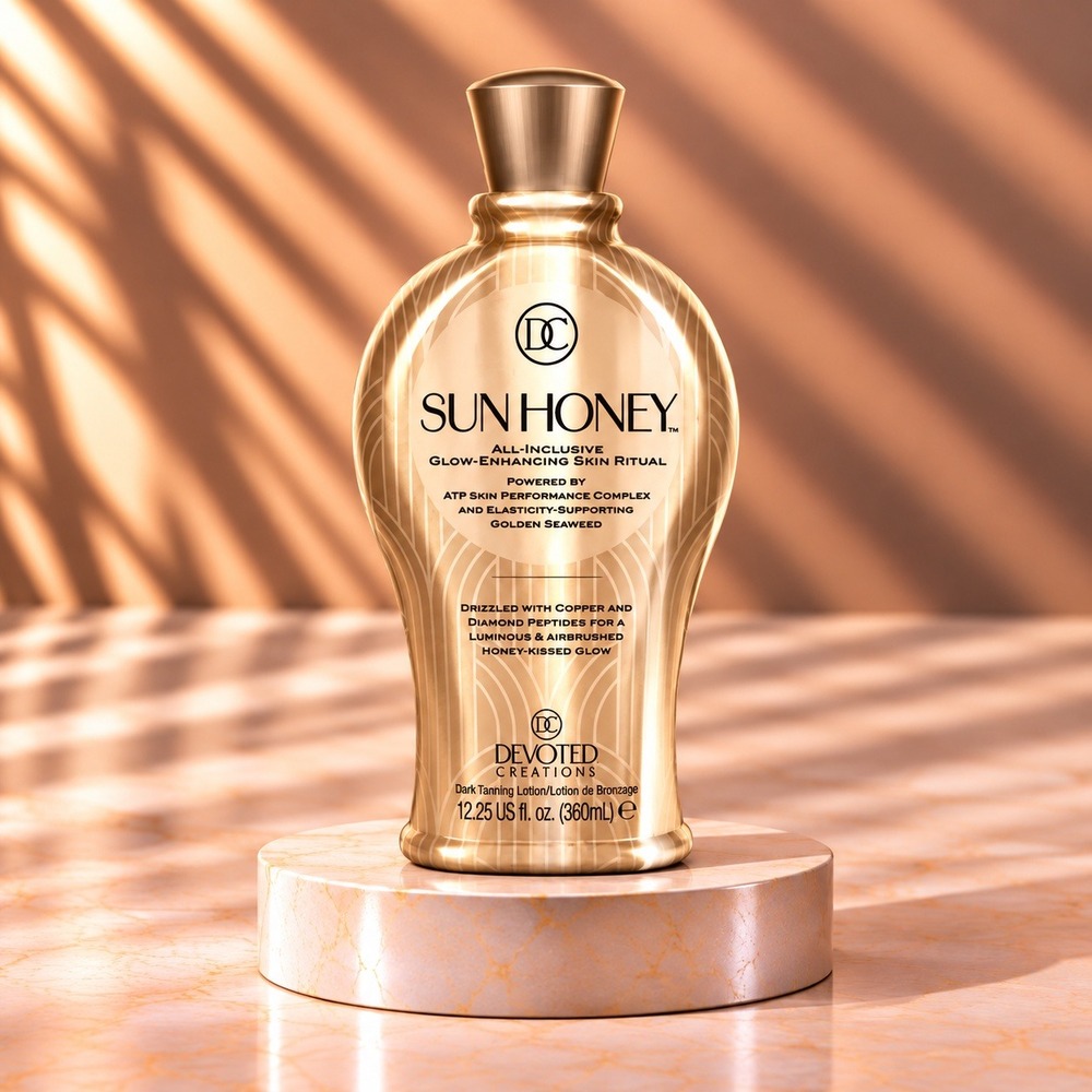 Devoted Creations Sun Honey Glow-Enhancing Skin Ritual Tanning Lotion – 12.25 oz